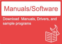 [Manuals/Software] Download Manuals, Drivers, and sample programs