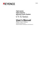 CV-X Series User's Manual Robot Vision (English)