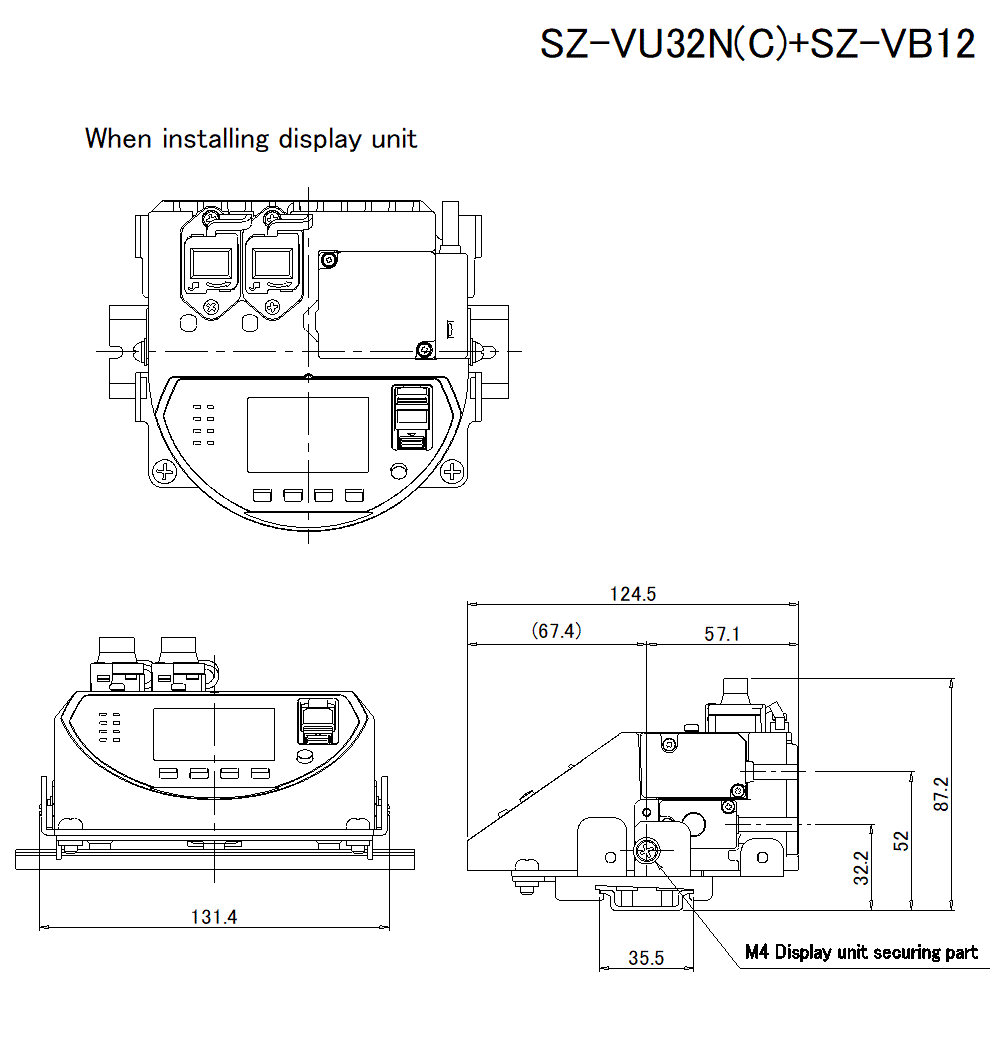 SZ-VU32N(C)/VB12 Dimension