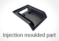 Injection moulded part