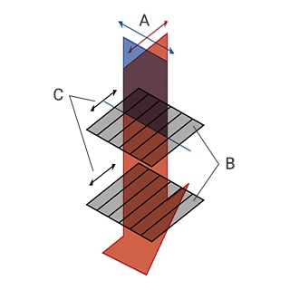 Parallel Nicol prisms