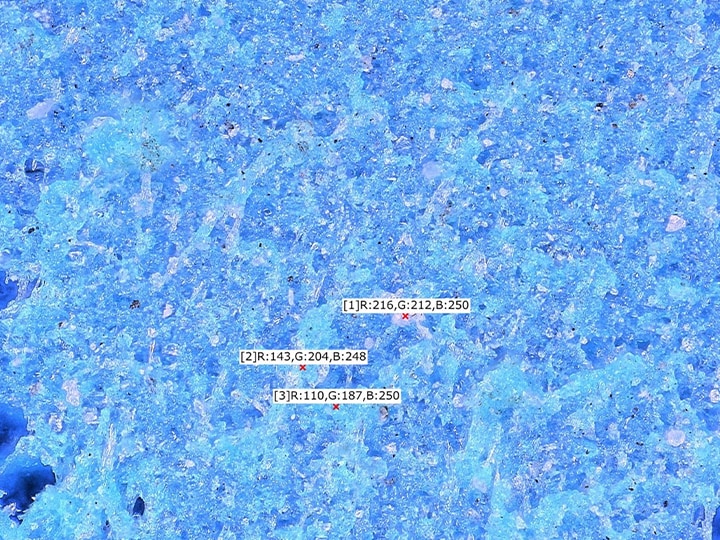 Ring illumination + RGB measurement (300x)