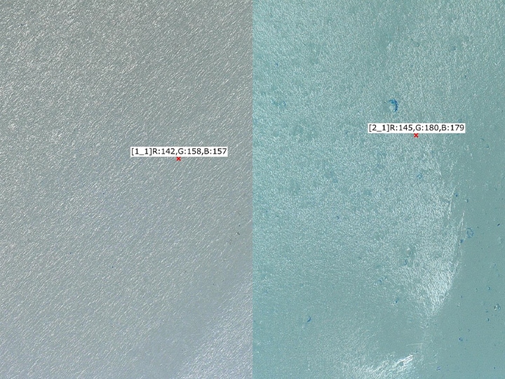 Ring illumination + RGB measurement (200x)