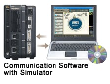 CV-5000 Communication Software with Simulator Function