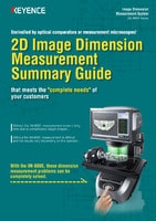 IM Series 2D Image Dimension Measurement Summary Guide