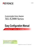 XG-X2000 Series Easy Setup Guide EtherNet/IP (KV Series)
