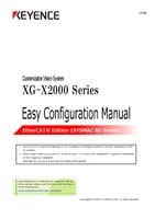 XG-X2000 Series Easy Setup Guide EtherCAT (SYSMAC NJ Series)