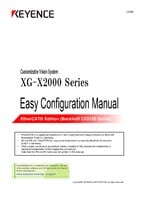 XG-X2000 Series Easy Setup Guide EtherCAT (Beckhoff CX5100 Series)
